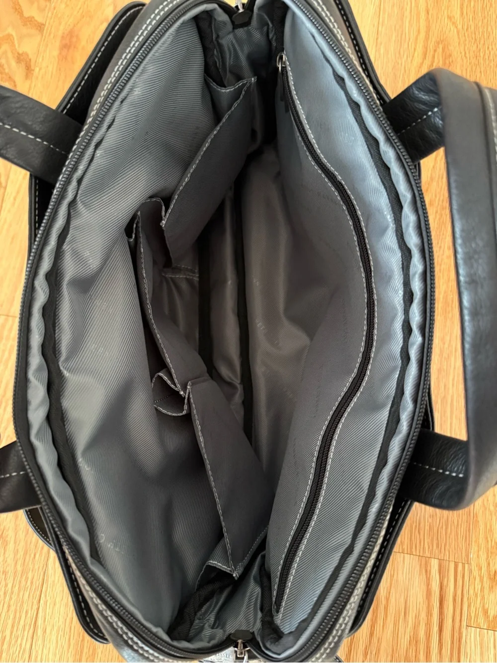 Mens Kenneth Cole Crossbody Leather Messenger Bag